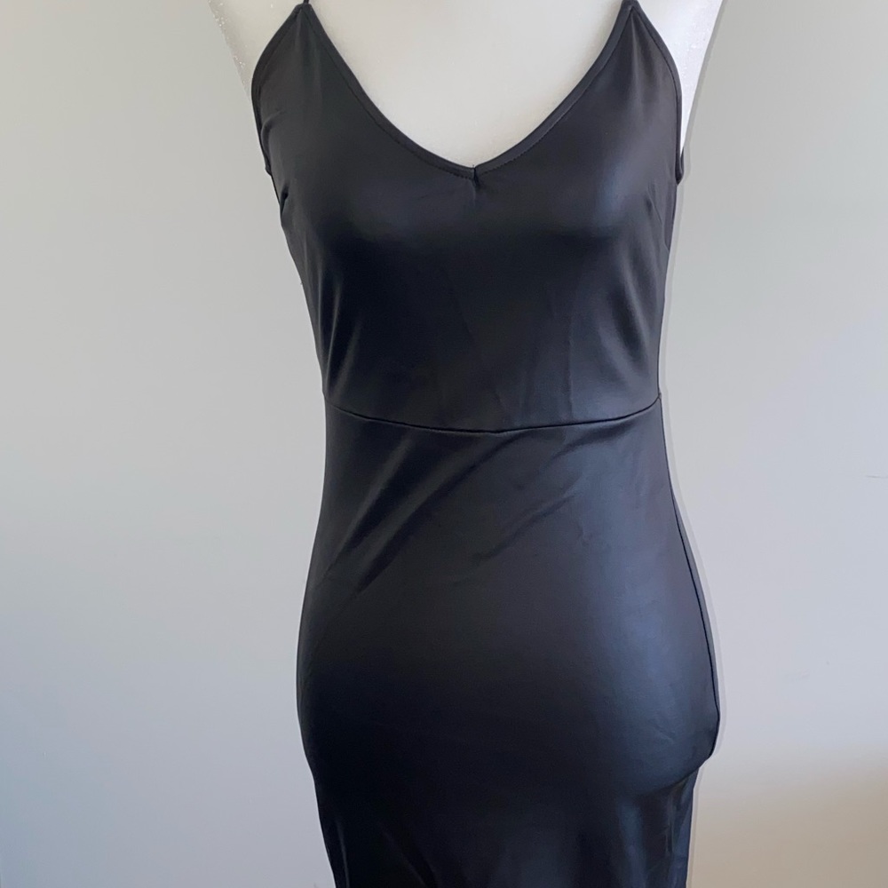 FAUX LEATHER DRESS - Picture 2 of 7
